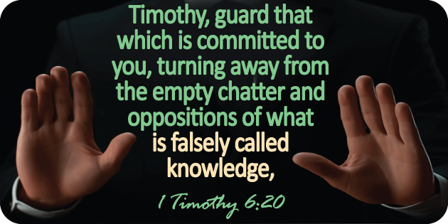 1 Timothy 6 20