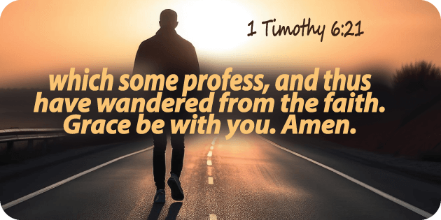 1 Timothy 6 21