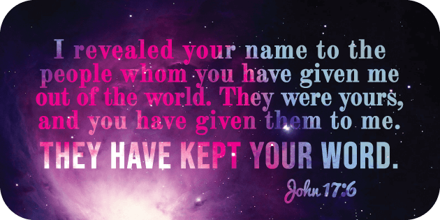 John 17 6