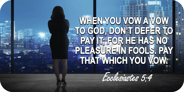 Ecclesiastes 5 4