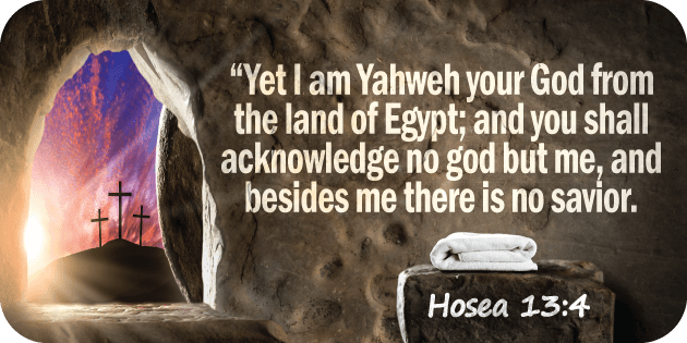 Hosea 13 4