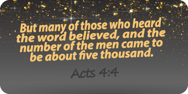Acts 4 4