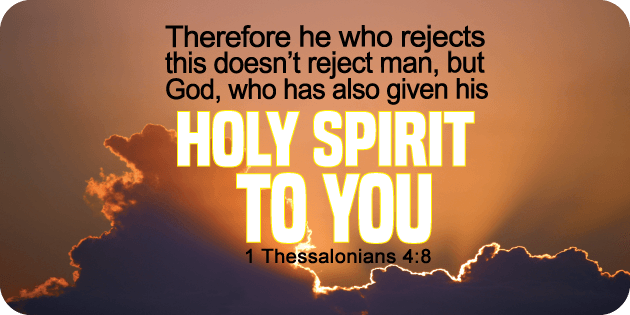 1 Thessalonians 4 8
