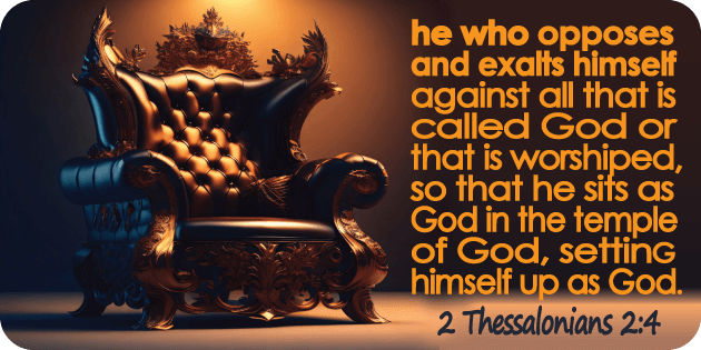 2 Thessalonians 2 4
