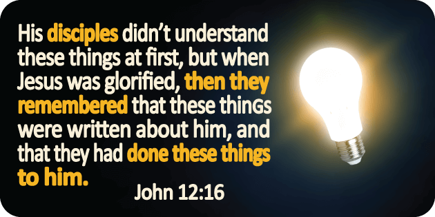 John 12 16