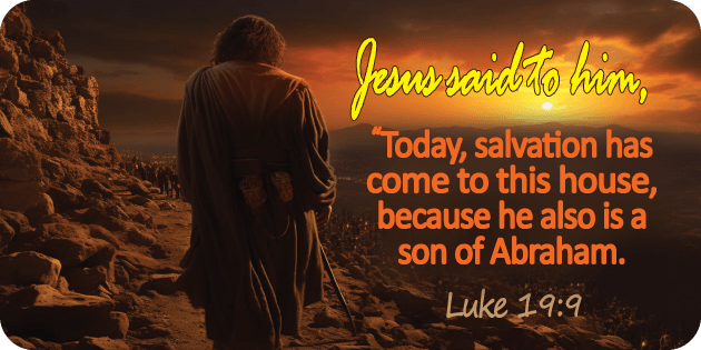 Luke 19 9