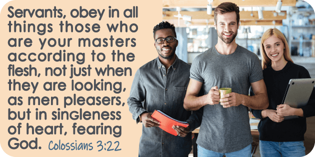 Colossians 3 22
