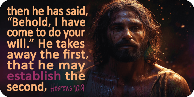 Hebrews 10 9