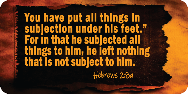 Hebrews 2 8a