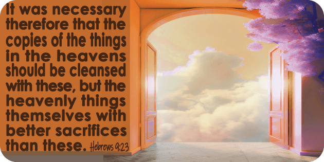 Hebrews 9 23