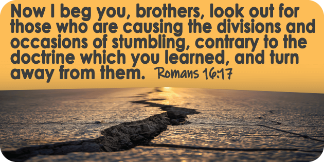 Romans 16 17