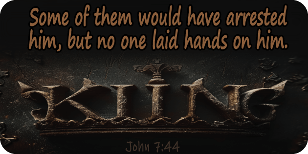 John 7 44
