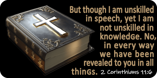 2 Corinthians 11 6