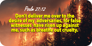 Psalm 27 12