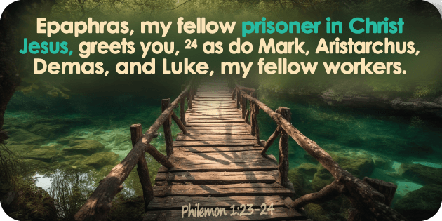 Philemon 1 23 24