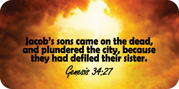 Genesis 34 27