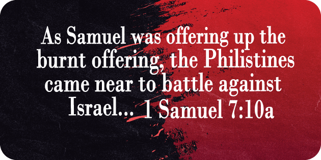 1 Samuel 7 10a