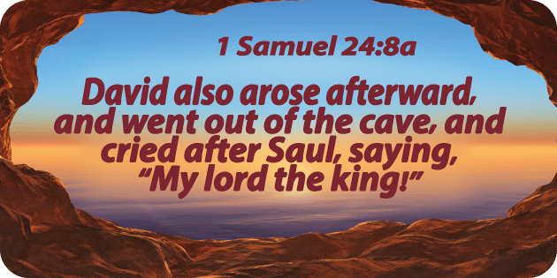 1 Samuel 24 8a