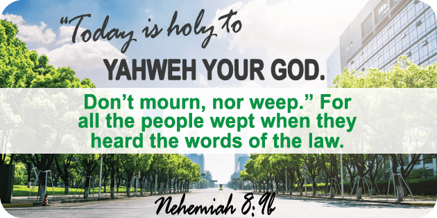 Nehemiah 8 9b