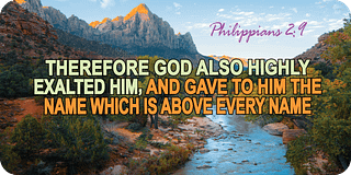 Philippians 2 9