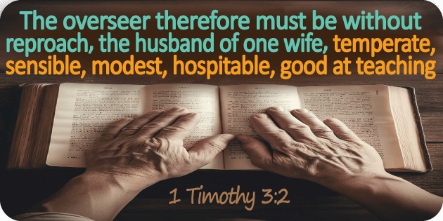 1 Timothy 3 2
