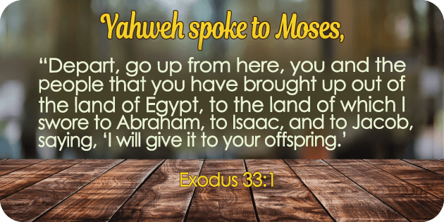 Exodus 33 1
