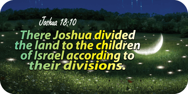Joshua 18 10