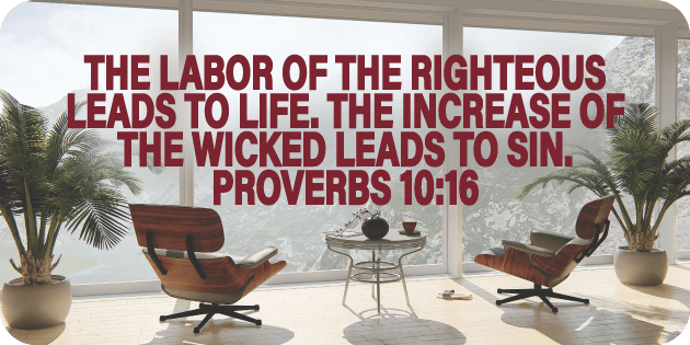 Proverbs 10 16