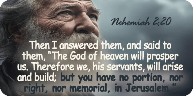 Nehemiah 2 20