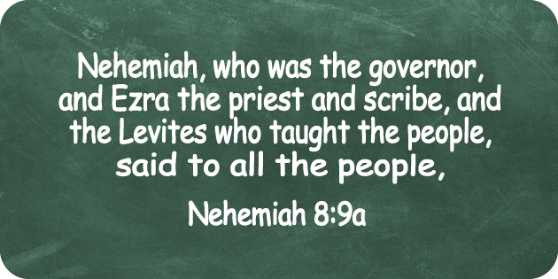 Nehemiah 8 9a