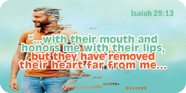 Isaiah 29 13