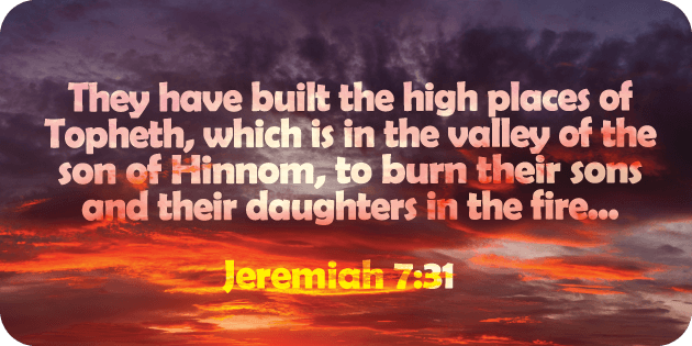 Jeremiah 7 31