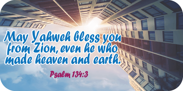 Psalm 134 3