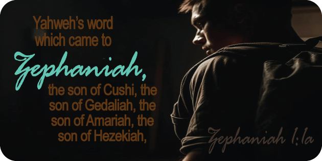 Zephaniah 1 1a