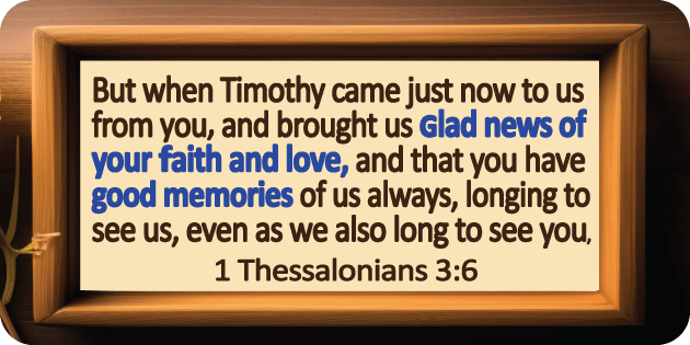 1 Thessalonians 3 6