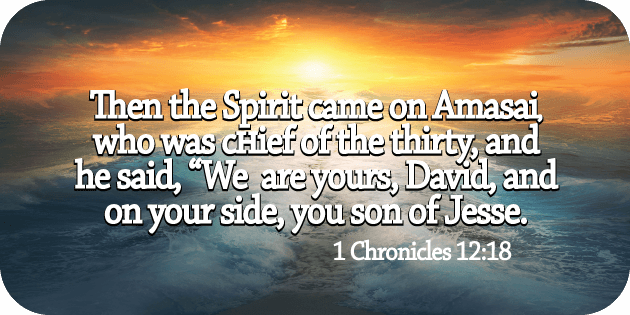 1 Chronicles 12 18