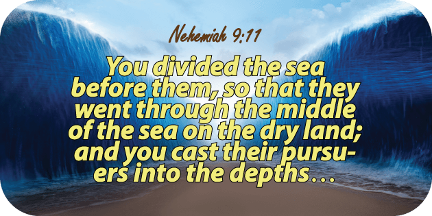 Nehemiah 9 11