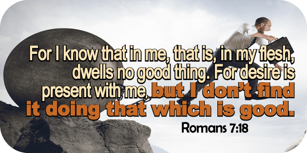 Romans 7 18