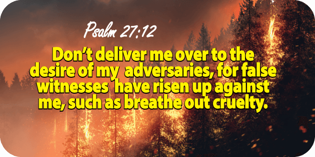 Psalm 27 12
