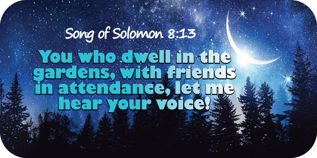 Song of Solomon 8 13