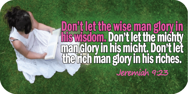 Jeremiah 9 23