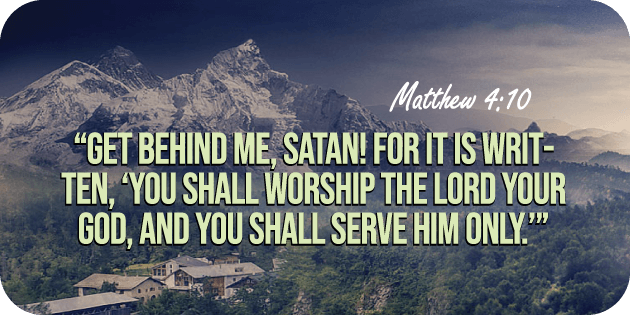 Matthew 4 10